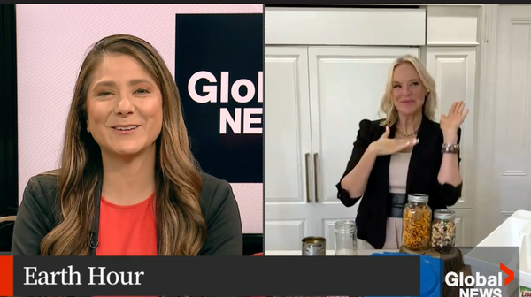 Celebrating Earth Hour with Global News Morning Edmonton