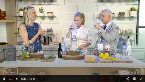 Making Cocktails from Food Waste with Global Toronto The Morning Show