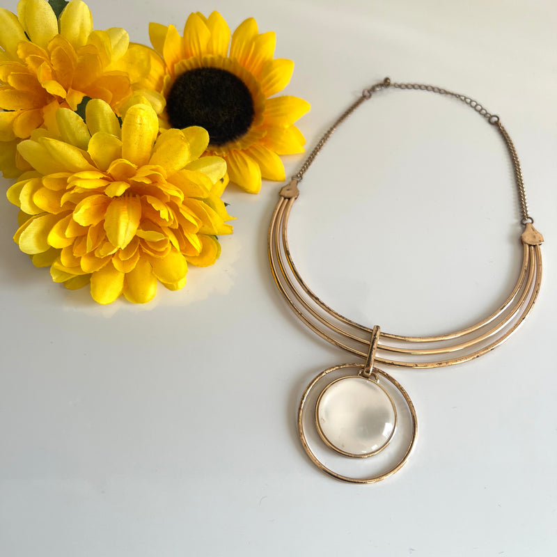 Vintage Gold-Finish Layered Necklace