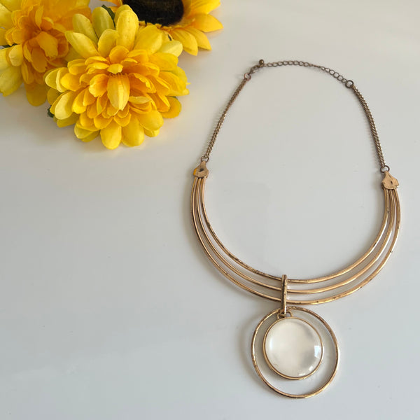 Vintage Gold-Finish Layered Necklace